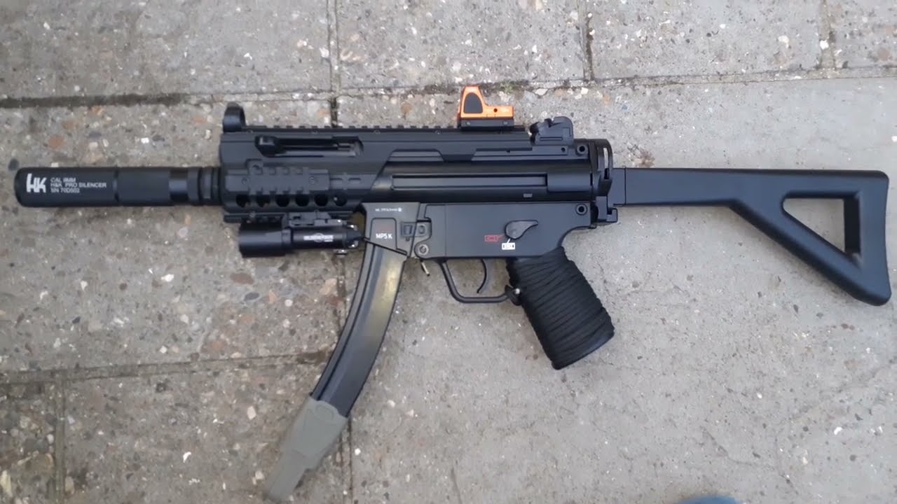 HK mp5k co2 bb gun 4.5mm epic build