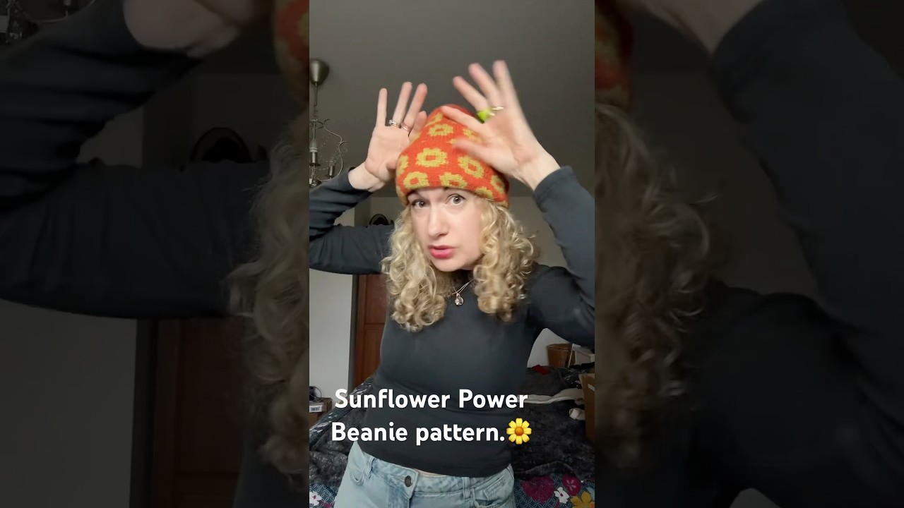 Шапочка «Подсолнух» теперь доступна на Ravelry и Etsy! 