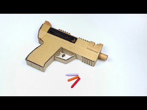 How to Make Cardboard Gun (Very Simple )