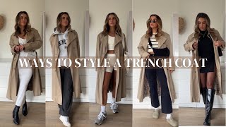 6 WAYS TO STYLE A TRENCH COAT FOR SPRING 2023 | spring to summer outfit ideas