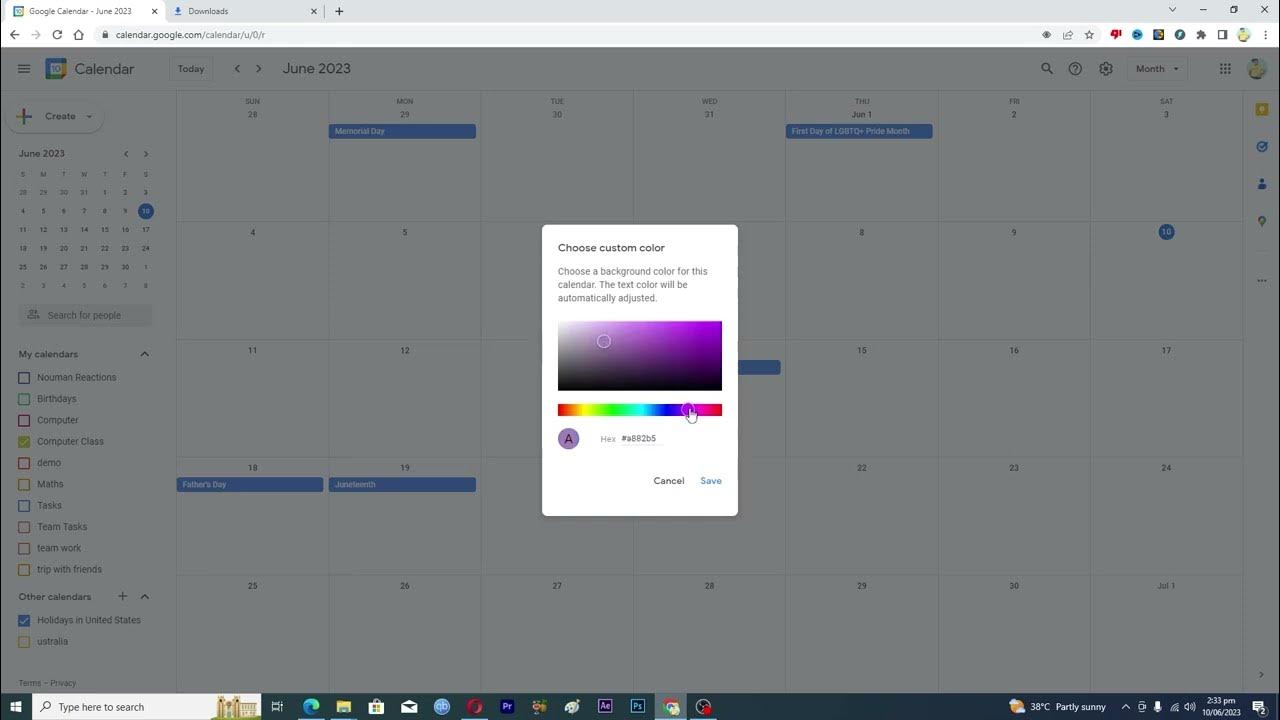 How To Get More Colors on Google Calendar YouTube