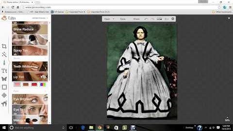 How to corrrect wrong color in Picmonkey