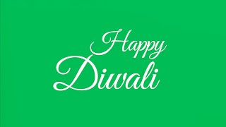 Vibrant Diwali Text Animation Green Screen 4K Global Kreators
