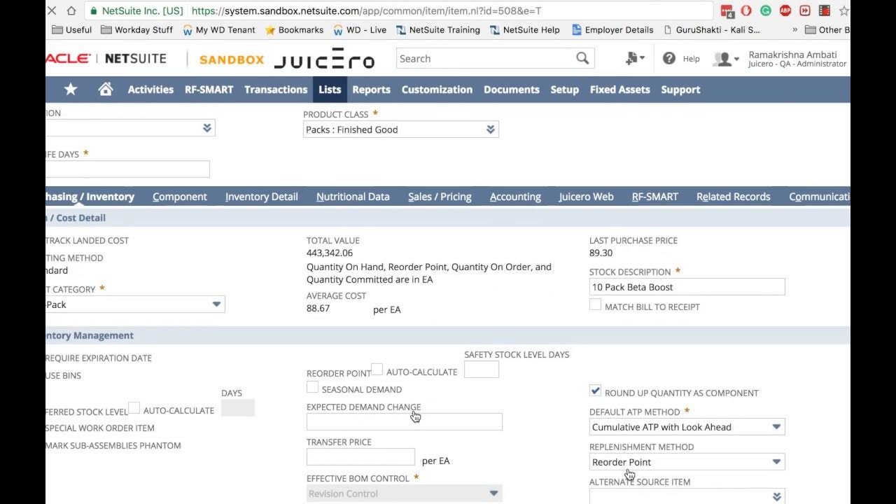 Netsuite 2017.1 Creating New Bins YouTube
