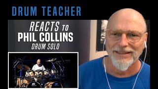 Video thumbnail of "Drum Teacher Reacts to Phil Collins - Drum Solo"