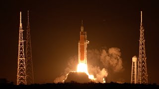 Stunning Night Launch of MASSIVE Artemis I Moon Rocket!!