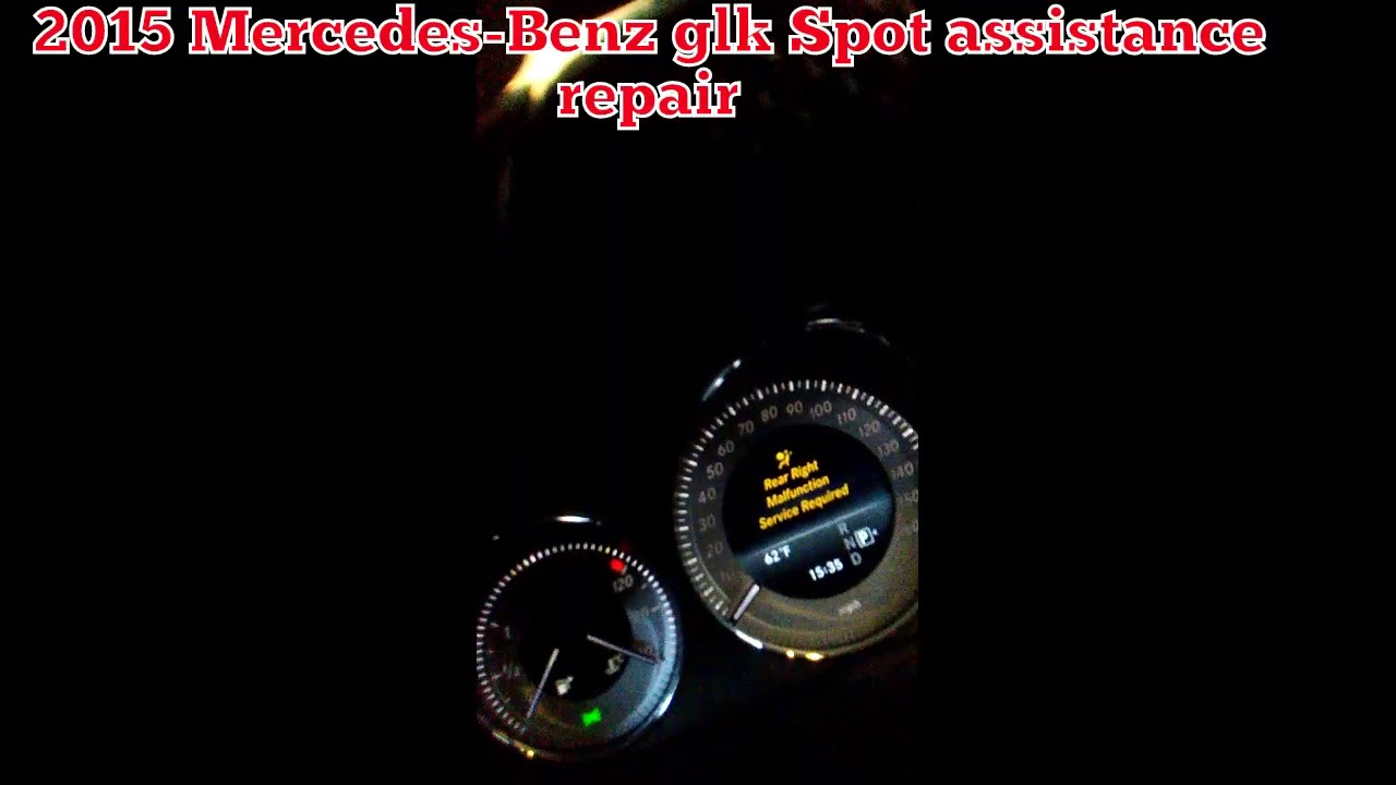 Mercedes Benz Blind Spot Assist Inoperative Repair Youtube