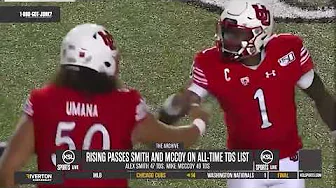 Cam Rising Passes Two Utes On All Time Touchdowns List thumbnail