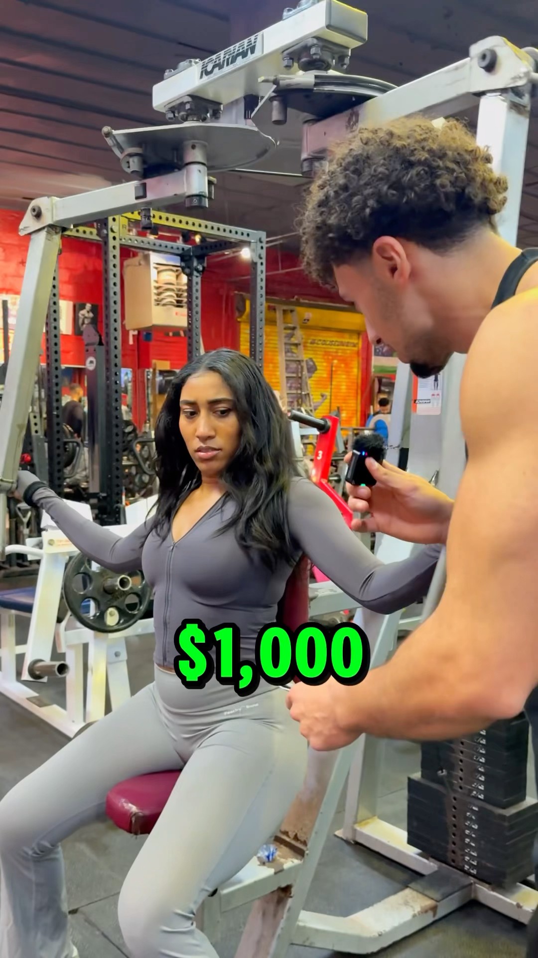 Can she out lift a man (me) for $1,000??⁉️