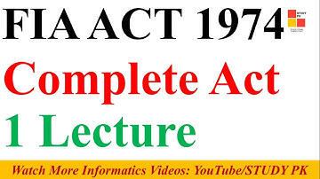 FIA-FIA Complete Act- fia act mcqs- fia act1974 mcqs- fia act 1974 mcqs- fia act 1974 in urdu
