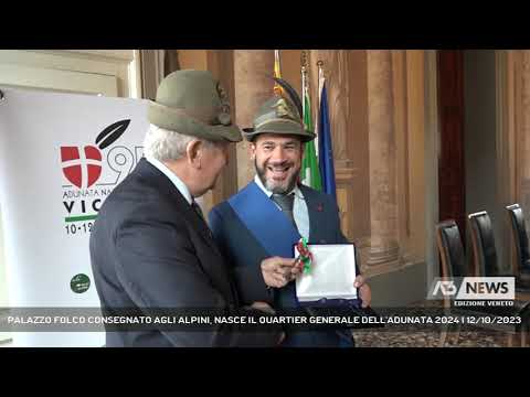 PALAZZO FOLCO CONSEGNATO AGLI ALPINI, NASCE IL QUARTIER GENERALE DELL'ADUNATA 2024 | 12/10/2023