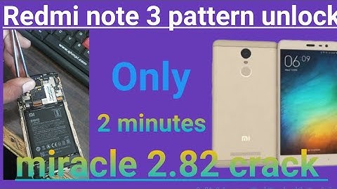 Redmi Note 3  pattern unlock and factory reset 👍👍