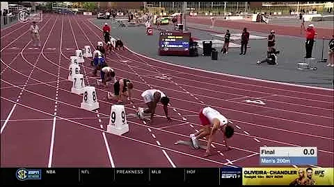 Terrance Laird 200m Final| | SEC Championship