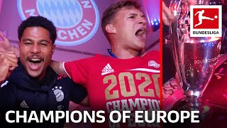 Bayern München's Winner Celebrations After The Champions League Final 2019\/20