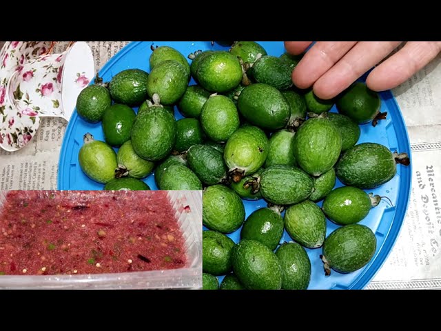 Только так! Ягоды ФЕЙХОА на зиму.Красота, вкуснота, свежесть и аромат.