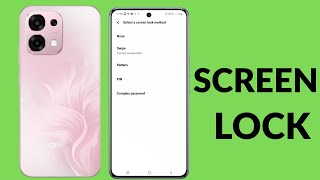 Oppo A6 Pro 5G Screen Lock Setting Oppo A6 Pro 5G Me Lock Kaise Lagaye