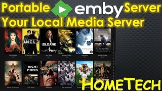 emby server portable installation setup on windows | home media server portable app