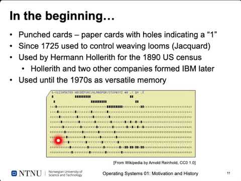 Operating Systems lecture