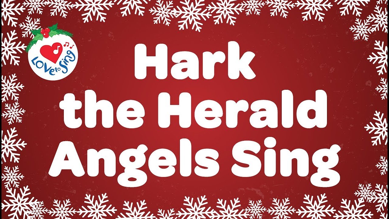 Hark the Herald Angels Sing with Lyrics  Christmas Carol  Song