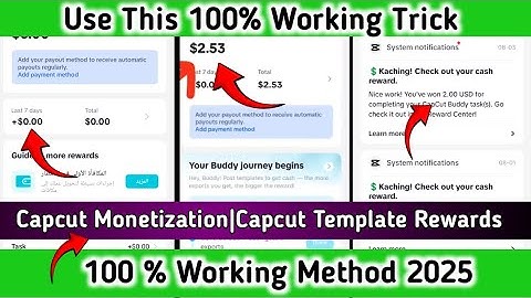 Capcut Template Rewards 2025|Capcut Earning|How To Monetize Capcut Template|Capcut Template Rewards 
