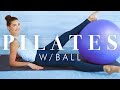 Pilates Workout with a Stability Ball // Senior & Beginner Exercises with Fit Ball