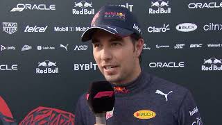 Sergio Perez | Post-FP Interview | 2022 Hungarian Grand Prix