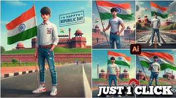 How to Create 3D Ai 26 January Republic Day Image 🇮🇳 | 26 January Photo Editing | Bing Image Creator