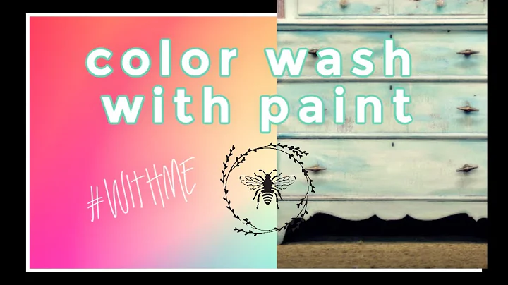 how to color wash   Painted Furniture Tutorial: Using a color wash with DIY clay paint