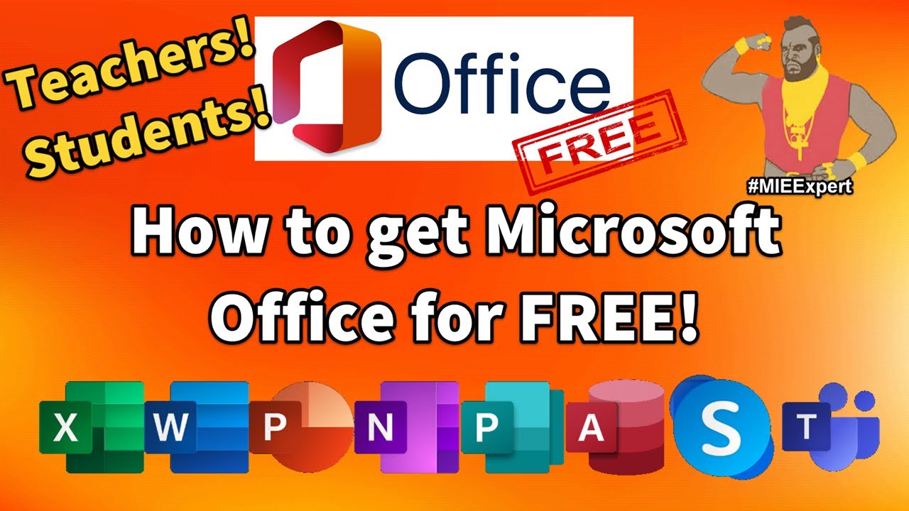 Install Microsoft Office for FREE! Download full 2023 suite for Students /  Teachers - YouTube