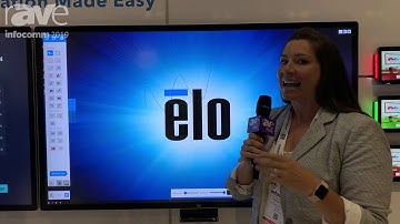 InfoComm 2019: Elo Intros 6553L 65" Multi-Touch PCAP or IR Display for Collaboration