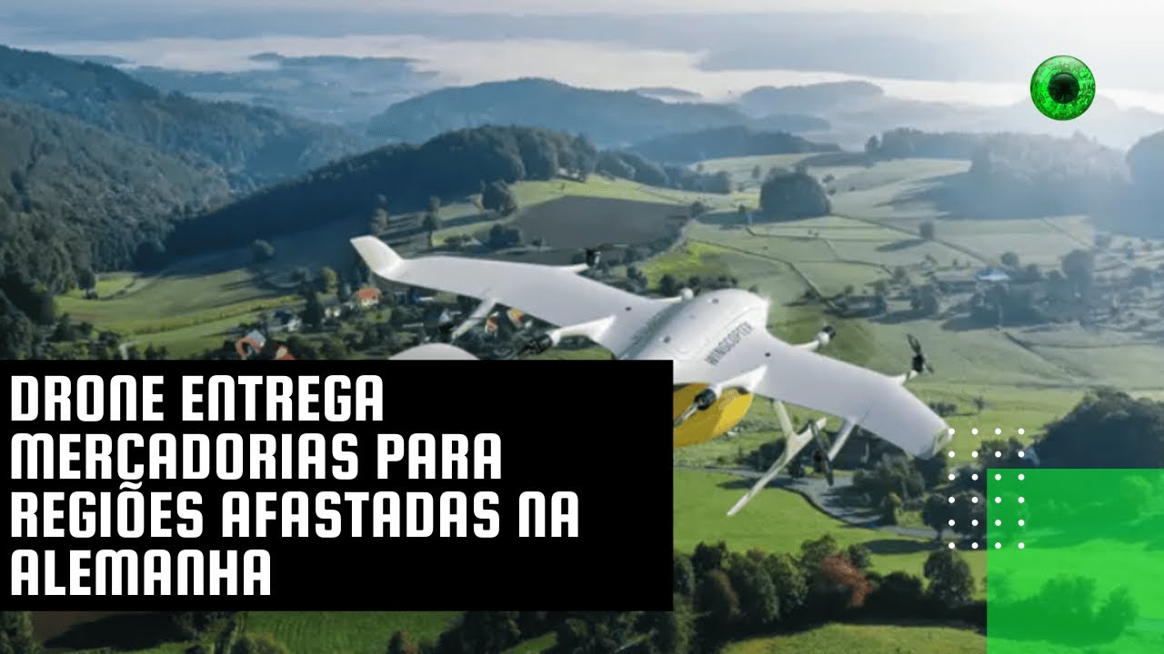 Drone entrega mercadorias para regiões afastadas na Alemanha