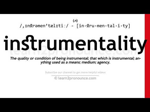 Video: Šta znače instrumentalnosti?