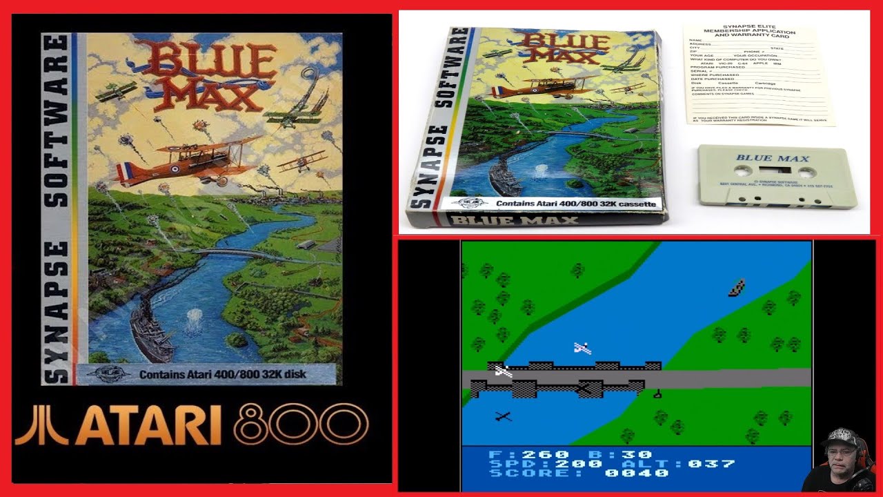 Atari Blue Max Playthrough