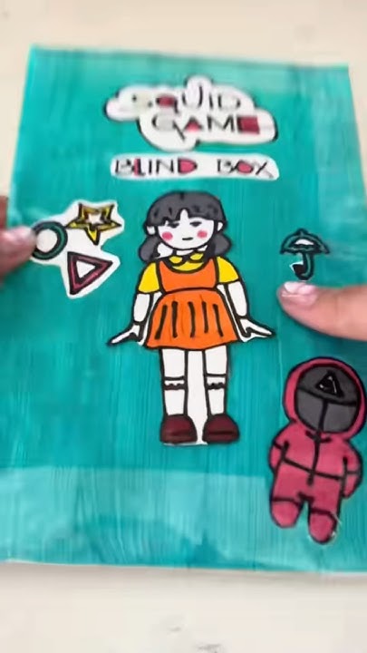 SQUID GAME blind bag #diy #papercraft - YouTube