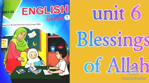 english/grade 1 /unit 6 /Blessings of Allah/