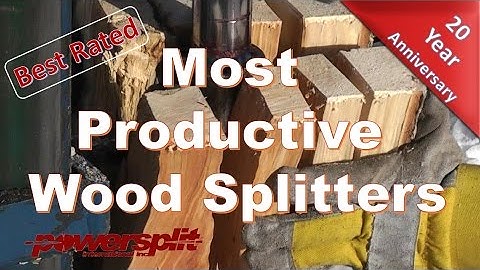 Wood Splitters -  The best rated and most productive wood splitters on the market today