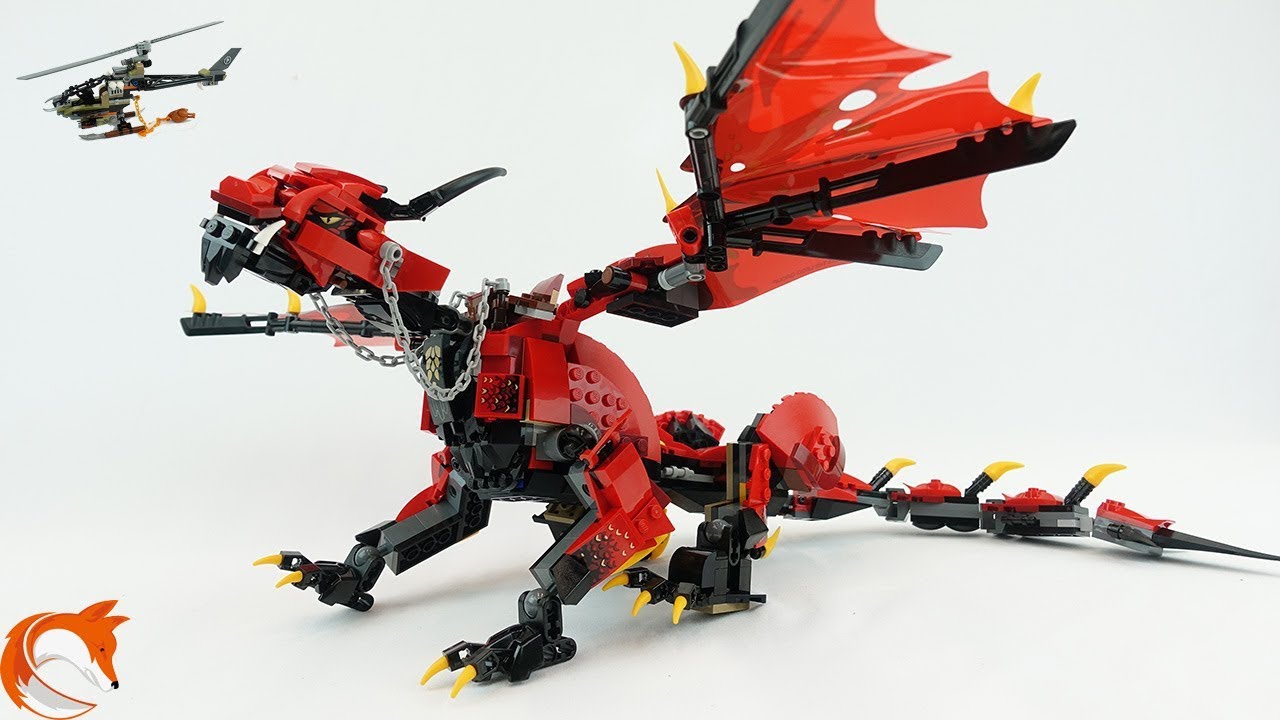 lego ninjago red dragon
