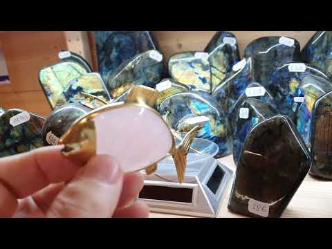 Poisson Laiton & Quartz Rose de Madagascar