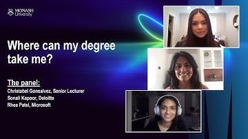 Where can my degree take me? – Open Day 2020 | Monash University