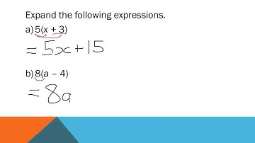 Year 7: Expanding Brackets