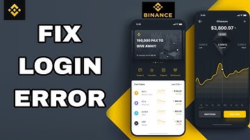 How To Fix And Solve Login Error On Binance App | Final Solution