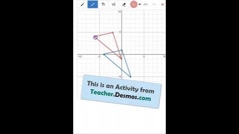 Transformations in Desmos Classroom!  #mathshorts #maths #iteachmath #geometry #shorts #math #edtech