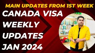 Weekly Updates on Canada Visa| IRCC Updates 2024| canadavisa irccupdates