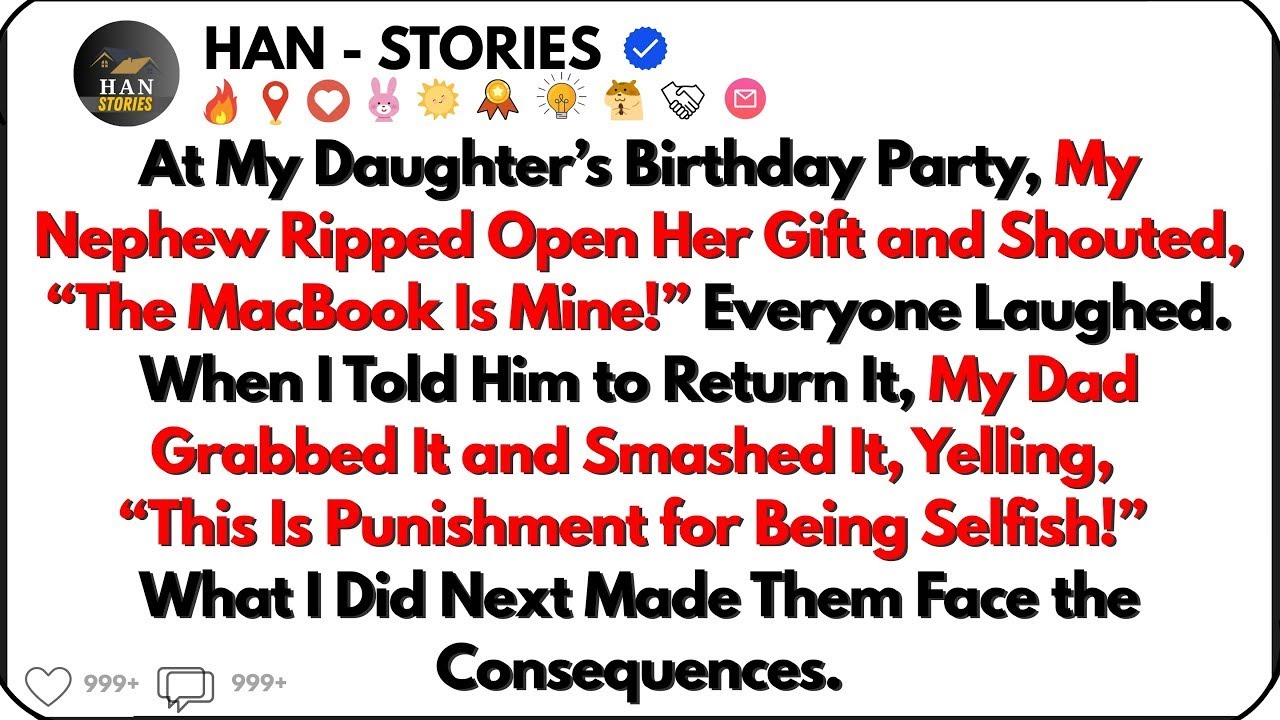 My Dad Smashed My Daughter’s $2000 Birthday MacBook — I Took Revenge Publicly!   Family Drama