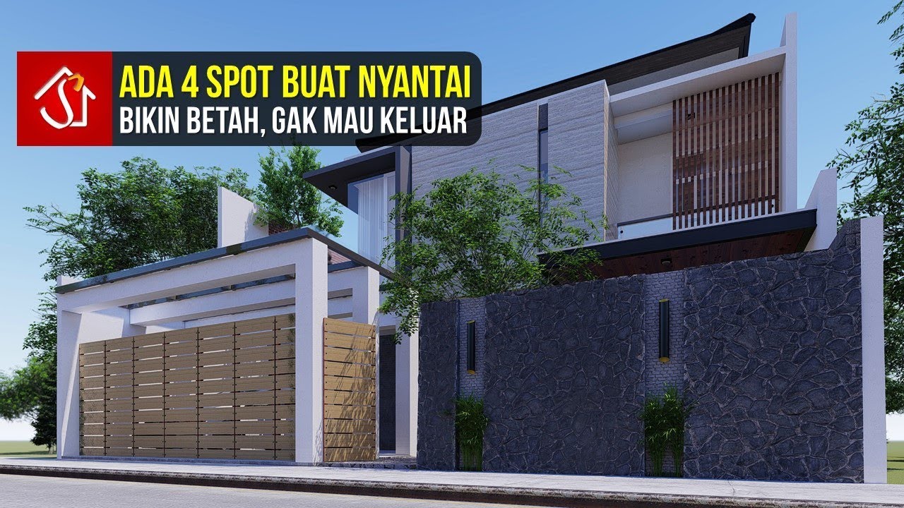 RUMAH MINIMALIS 2 LANTAI YANG CETAR berdiri di lahan RUMAH MINIMALIS 2 LANTAI YANG CETAR berdiri di lahan