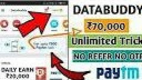 {100% WORKING} DataBuddy App Unlimited Trick With Online Script(Proof)2018