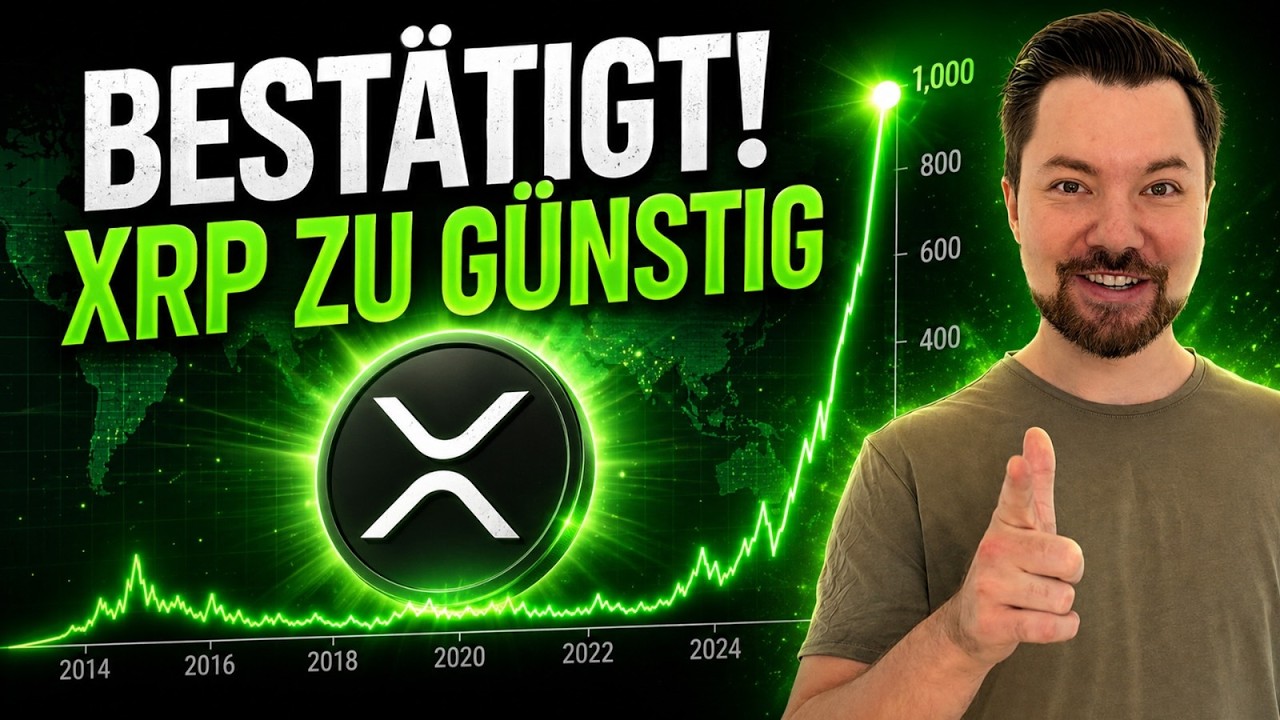 XRP ist zu GÜNSTIG - Die Bestätigung die wir brauchen!