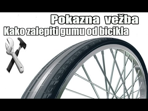 Video: Kako popraviti probušenu gumu na biciklu bez alata?