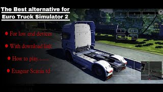 Scania Truck Driving Simulator On Android ! How to play scania tds in Exagear || Exagear test Stds.. screenshot 1