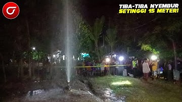 Warga Heboh!! Air Tiba-Tiba Menyembur Dari Dalam Tanah Di Bojonegoro. ( Fenomena Alam 2021 )